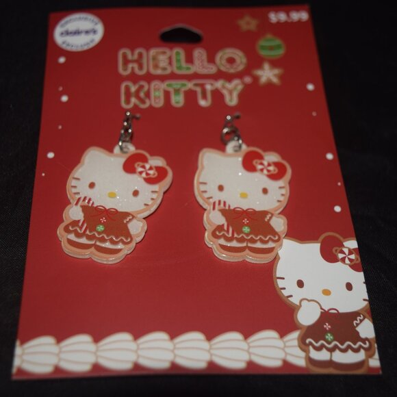 Clarie's Hello kitty gingerbread earrings - Picture 1 of 8